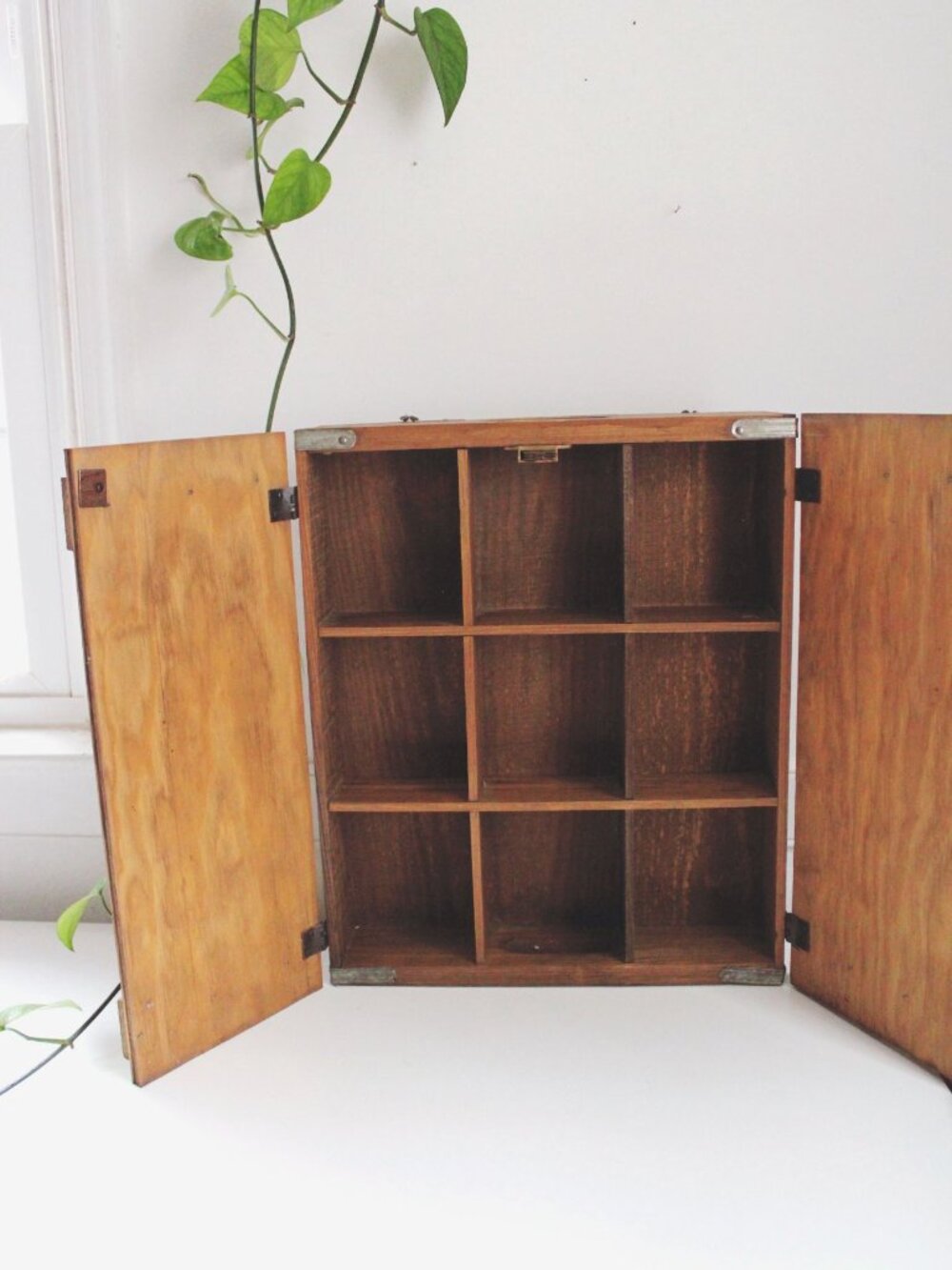 Vintage Miller High Life Wooden Cabinet Wall Hanging Crate Box Storage - Picture 3 of 10